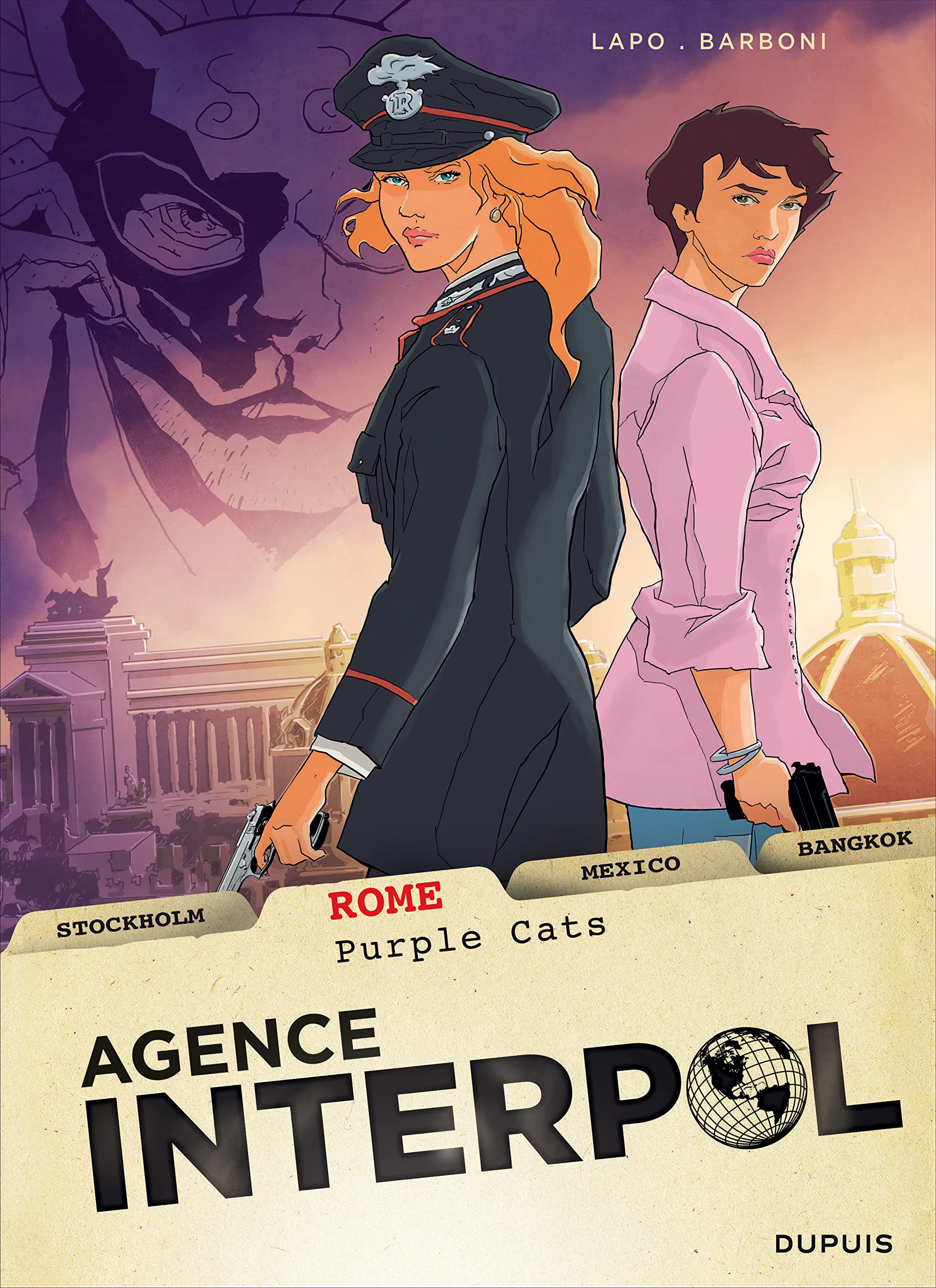 jaquette livre Agence Interpol - tome 3 - Rome