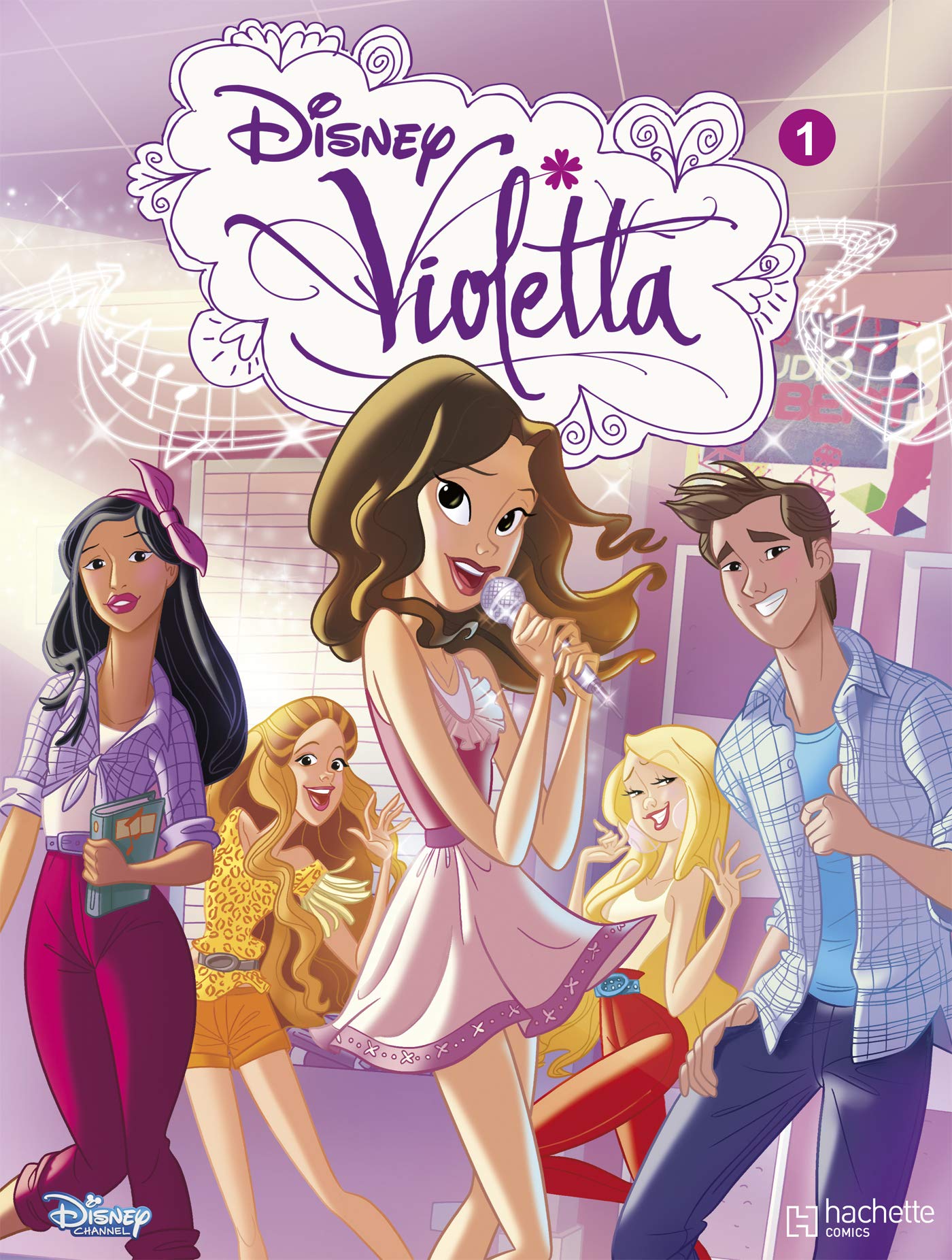 jaquette livre Disney - Violetta - tome 1