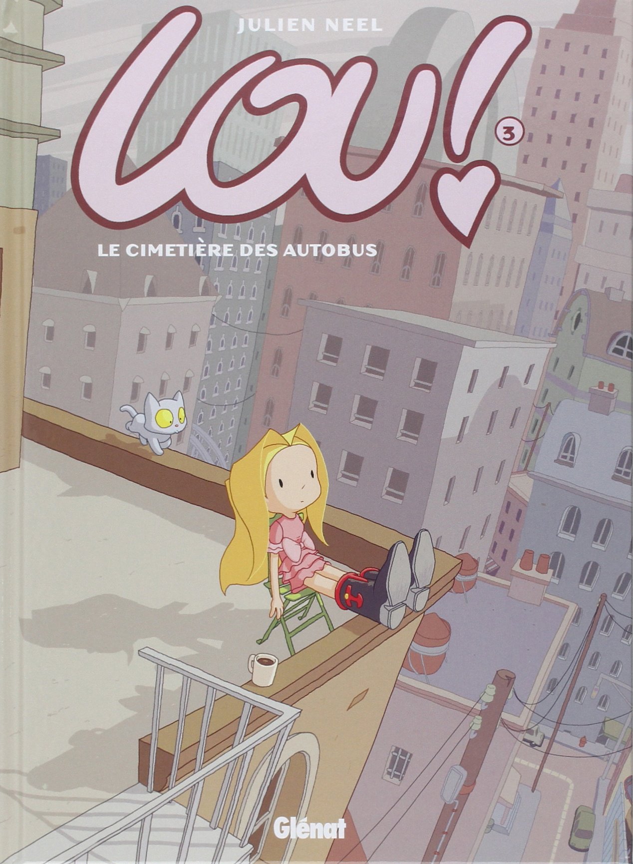 jaquette livre Lou !, tome 3 : Le cimetière des autobus