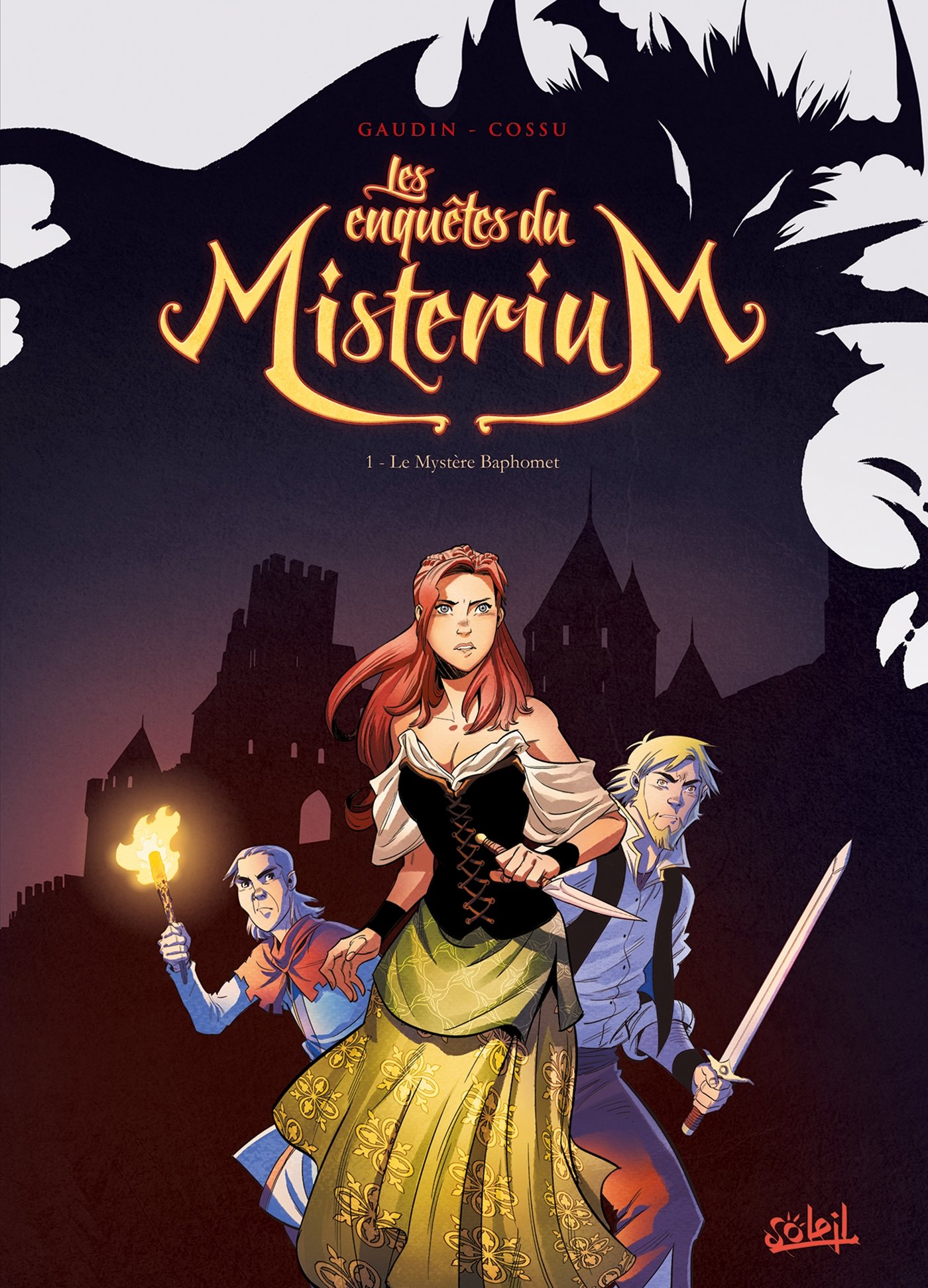jaquette livre Les Enquêtes du misterium T01: Le Mystère Baphomet