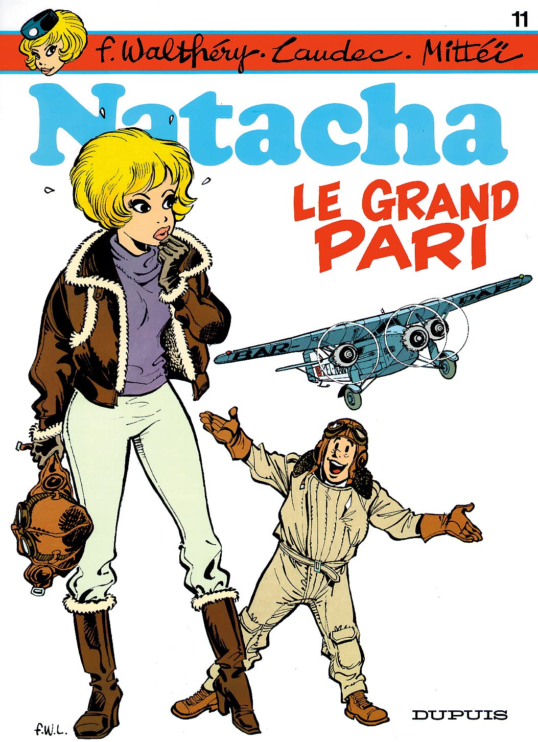 jaquette livre Natacha - tome 11 - Le Grand pari