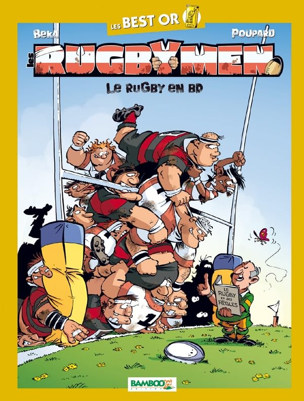 jaquette livre Les Rugbymen BEST OR- Le Rugby en BD