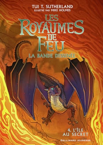jaquette livre Les Royaumes De Feu - La Bande Dessinée Tome 4 - L'île Au Secret