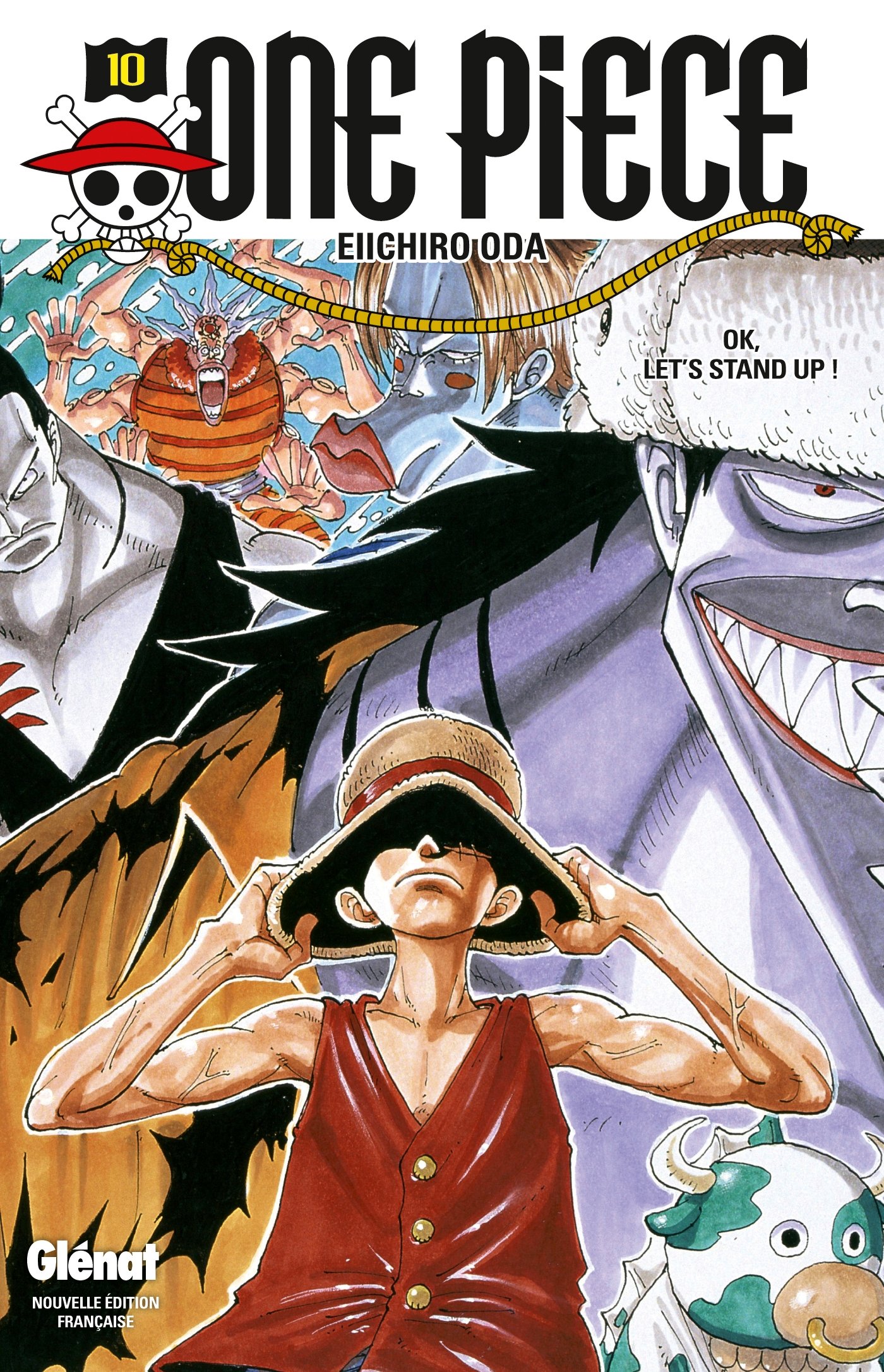 jaquette livre One Piece - Édition originale - Tome 10: OK, Let's STAND UP !