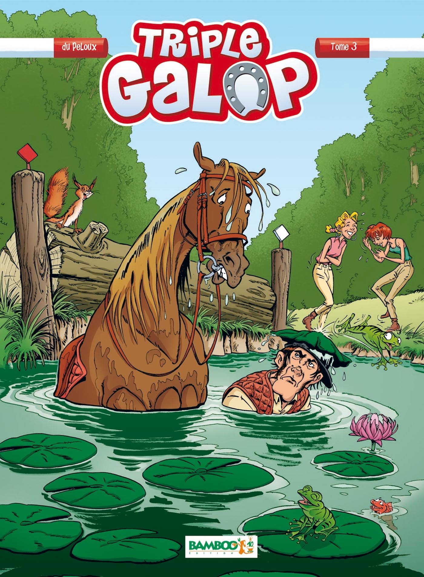 jaquette livre TRIPLE GALOP T3 TOP HUMOUR 2015