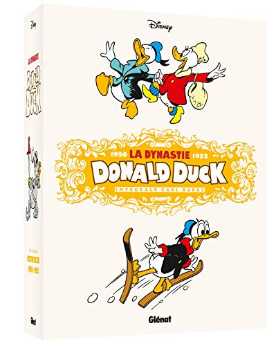 jaquette livre La Dynastie Donald Duck Tome 1 - Tome 1, Sur Les Traces De La Licorne Et Autres Histoires (1950-1951) - Avec Coffret Pour Série Intégrale