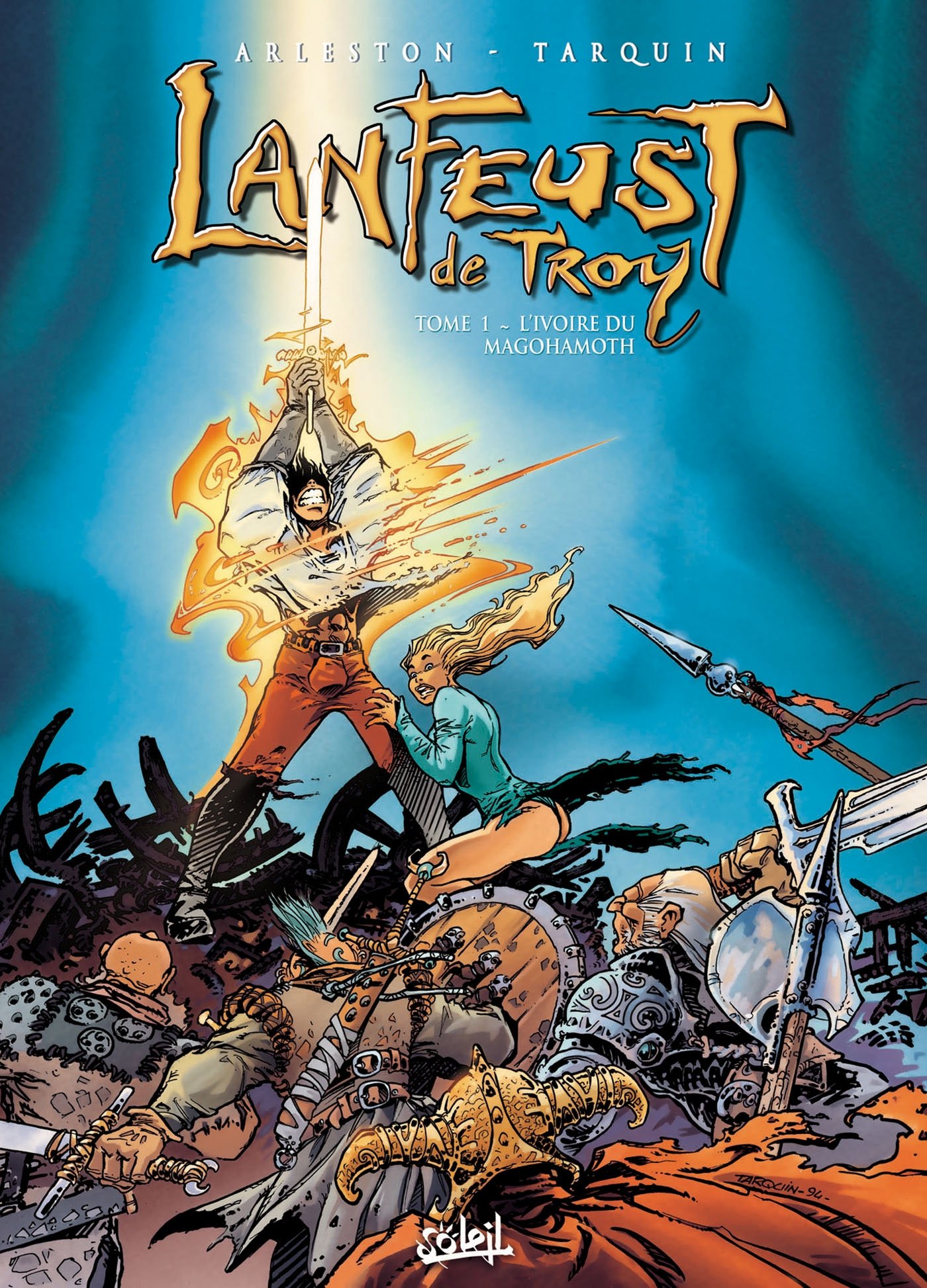 jaquette livre Lanfeust de Troy, tome 1 : L'ivoire du Magohamoth