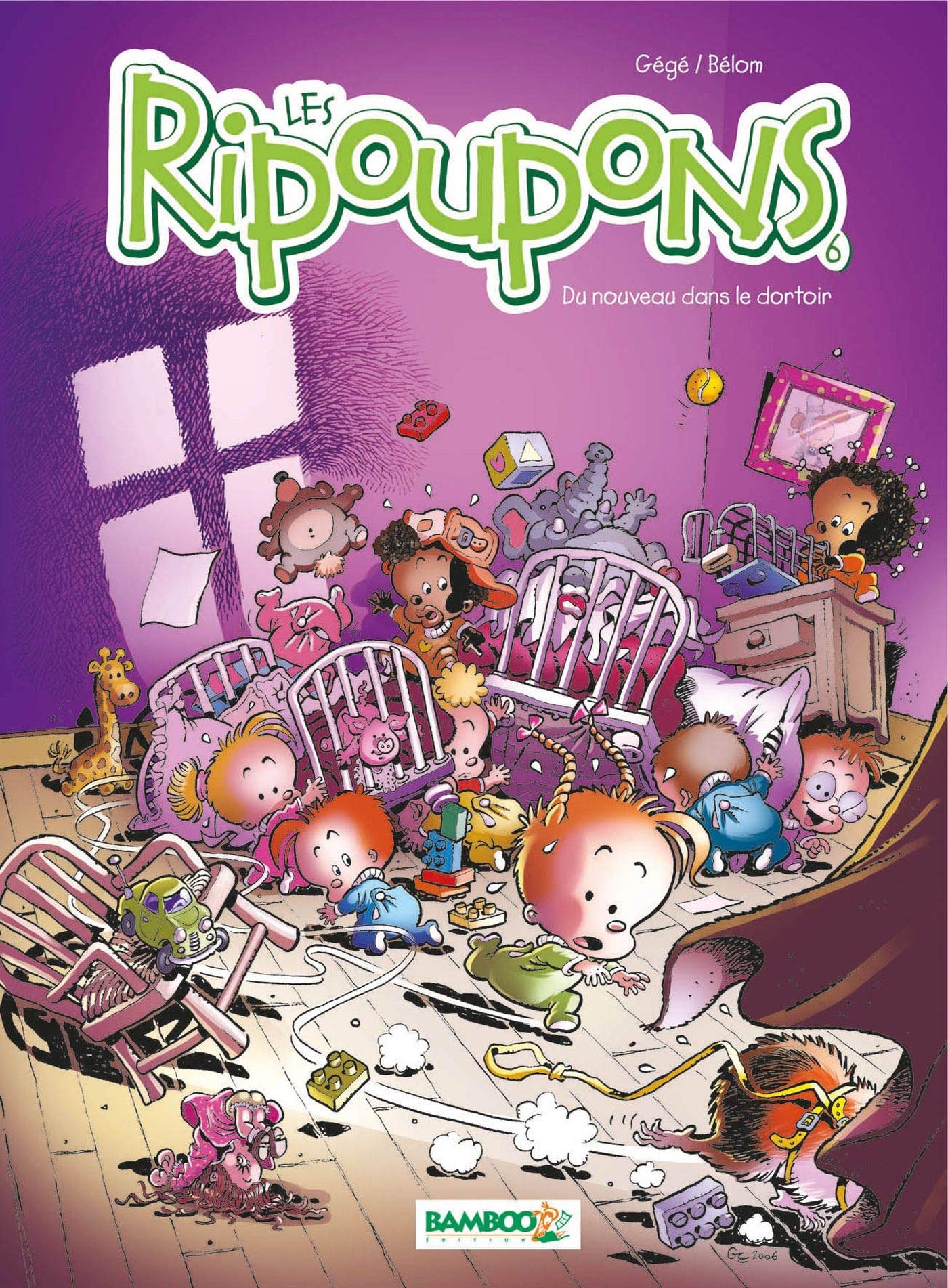 jaquette livre Les Ripoupons, Tome 6 : Du nouveau dans le dortoir