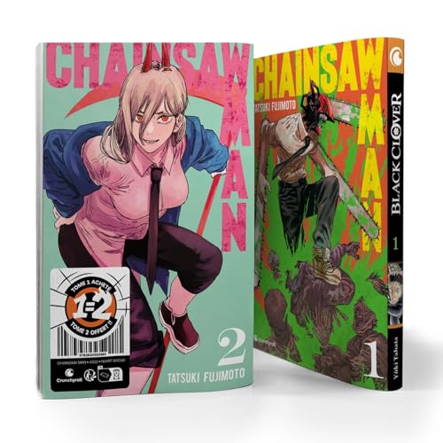 jaquette livre Chainsaw Man Tomes 1 Et 2
