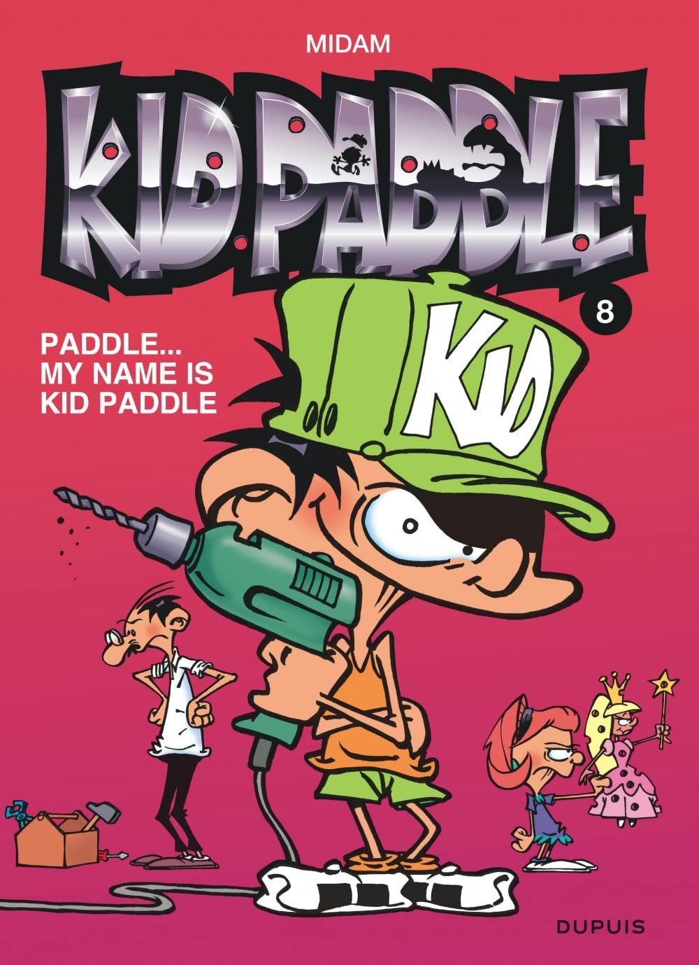 jaquette livre Kid Paddle, Tome 8 : Paddle...My name is Kid Paddle