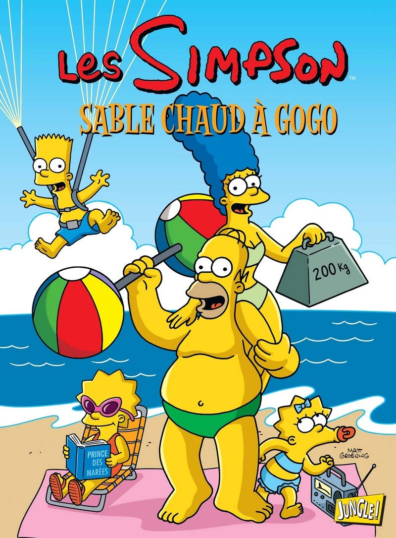 jaquette livre Les Simpson, Tome 21 : Sable chaud à gogo