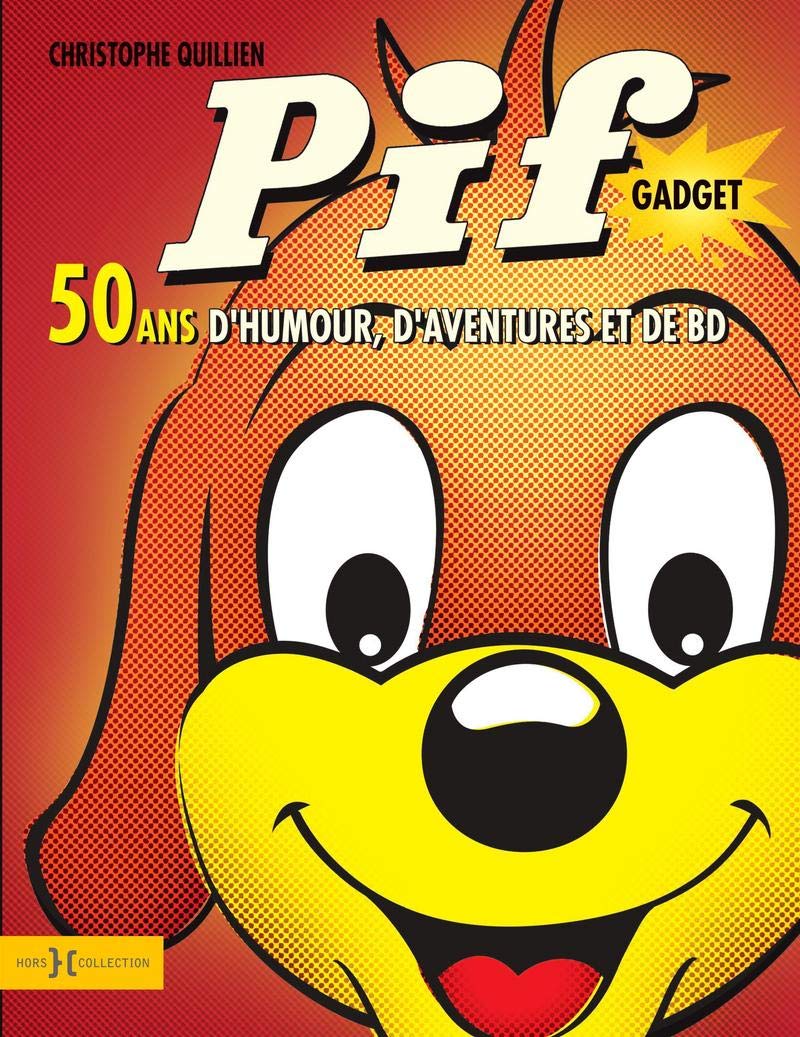 jaquette livre Pif gadget, l'album des 50 ans