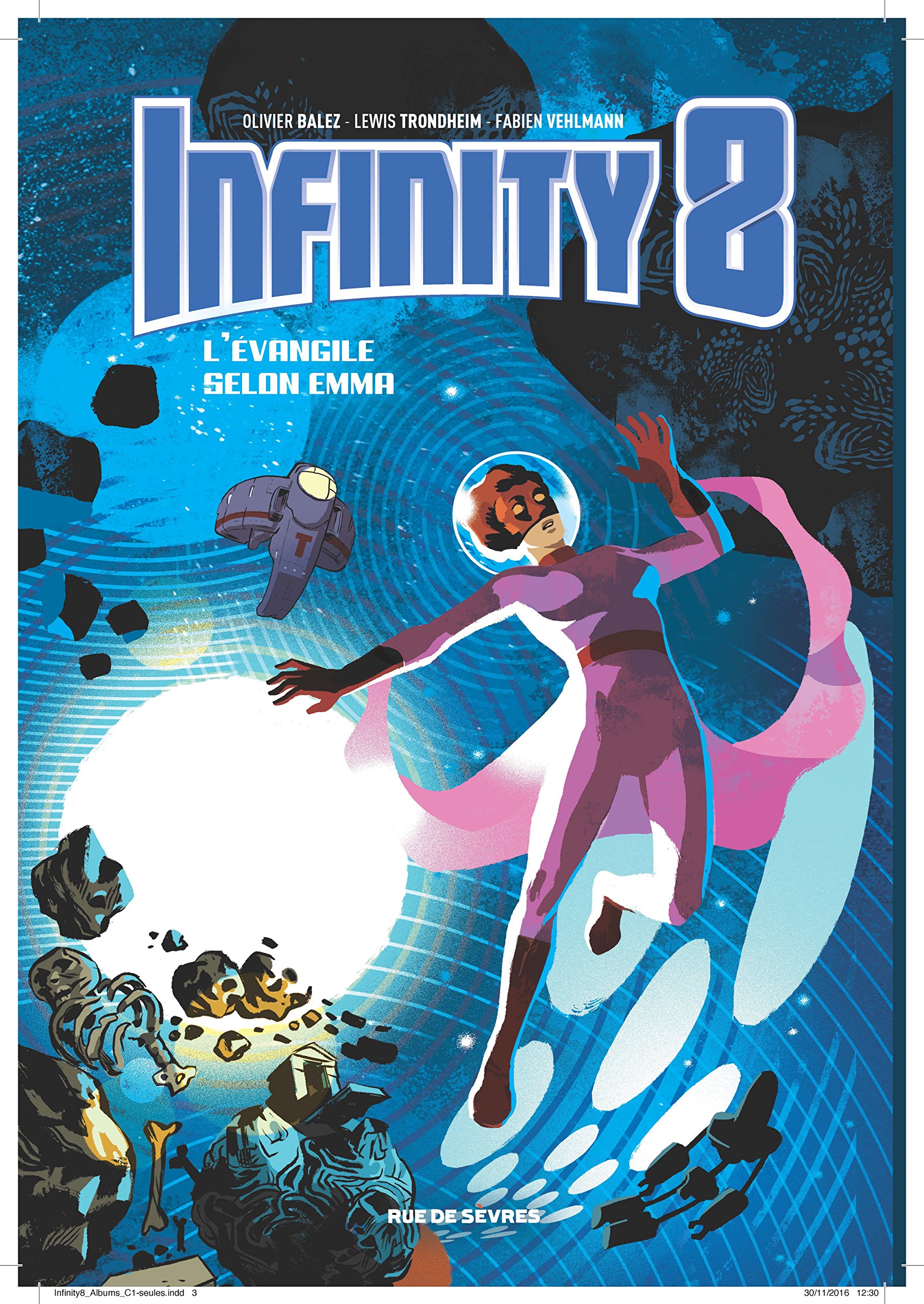 jaquette livre Infinity 8, Tome 3 : L'Evangile selon Emma