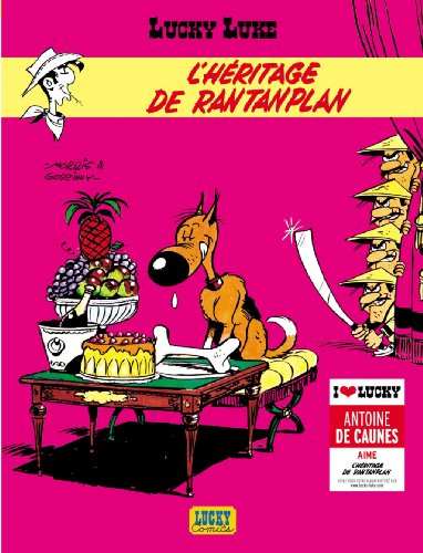 jaquette livre lucky luke - l'héritage de rantanplan