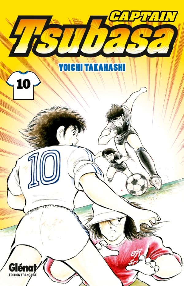 jaquette livre Captain Tsubasa - Olive et Tom - Tome 10 : Contre-attaques enflammées !