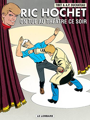 jaquette livre Ric Hochet Tome 73 - On Tue Au Théâtre Ce Soir