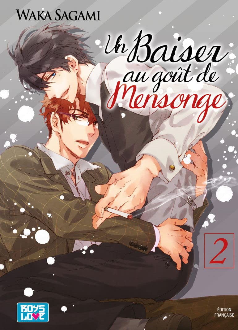 jaquette livre Un Baiser au goût de Mensonge - Tome 02 - Livre (Manga) - Yaoi