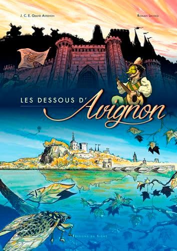 jaquette livre les dessous d'Avignon