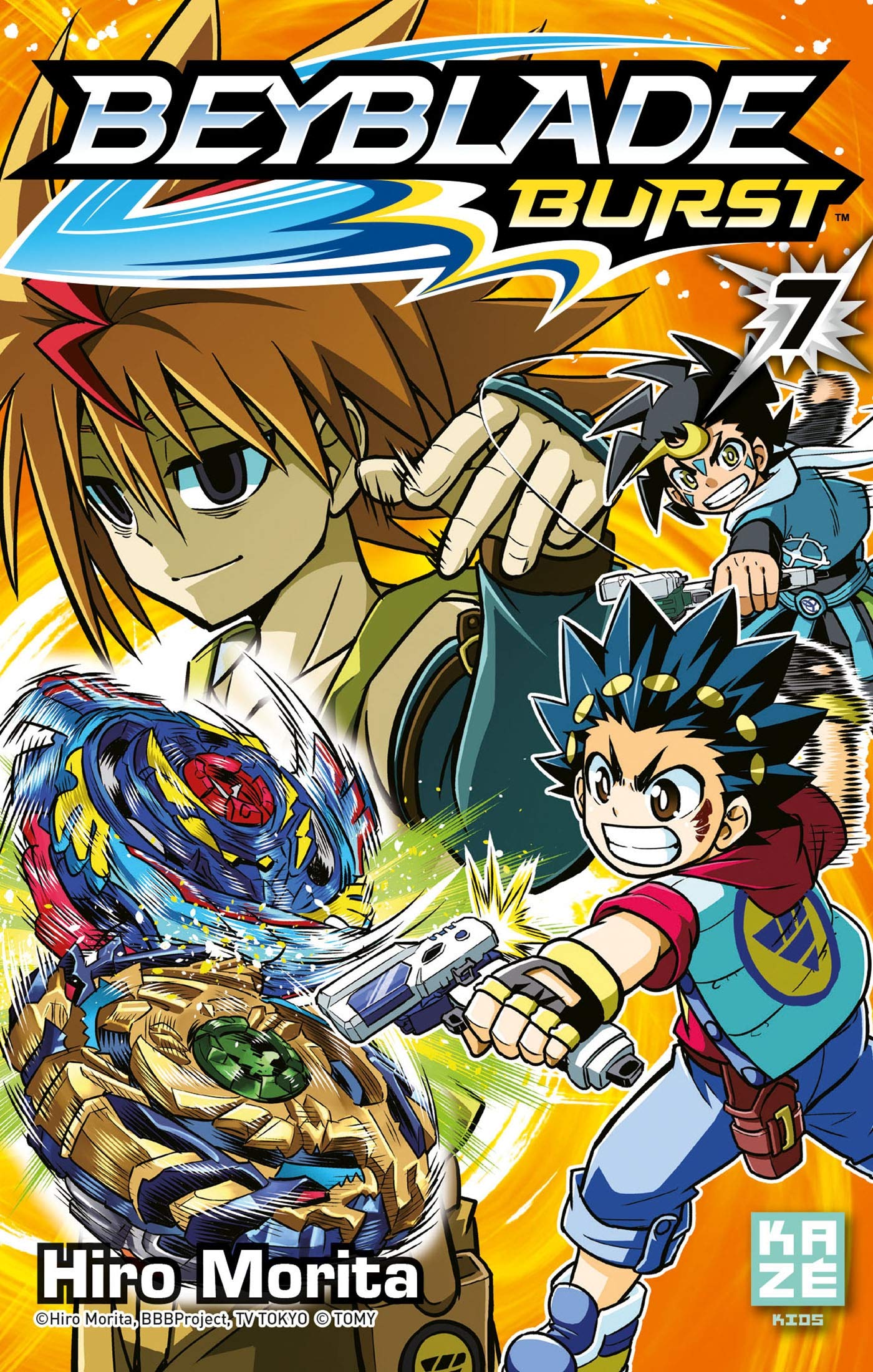 jaquette livre Beyblade Burst T07