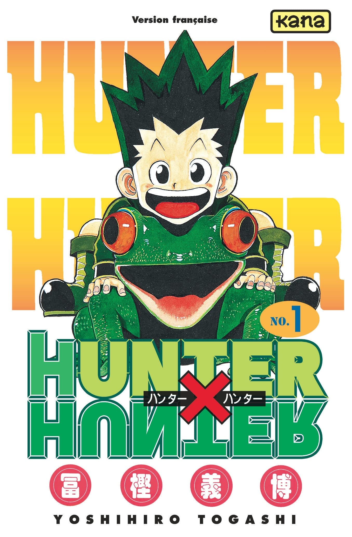jaquette livre Hunter X Hunter, tome 1