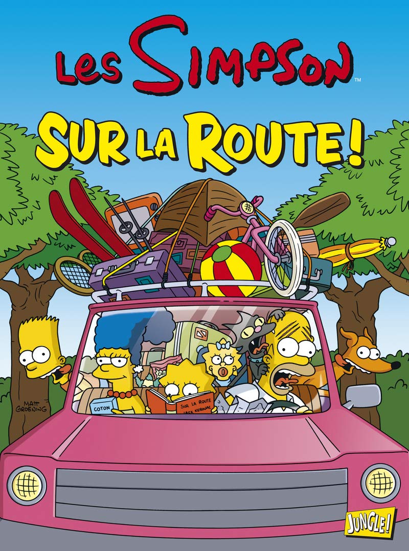 jaquette livre Les Simpson, Tome 22 : Sur la route