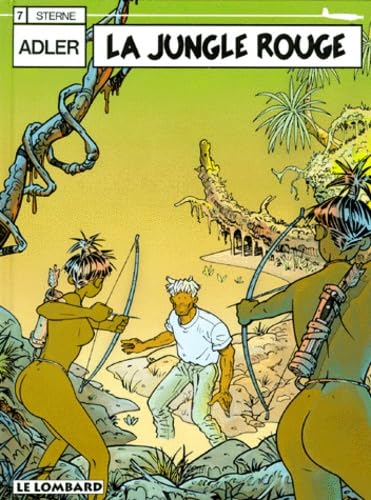 jaquette livre Adler Tome 7 - La Jungle Rouge