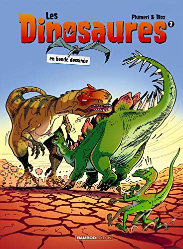 jaquette livre Les Dinosaures En Bande Dessinée Tome 2