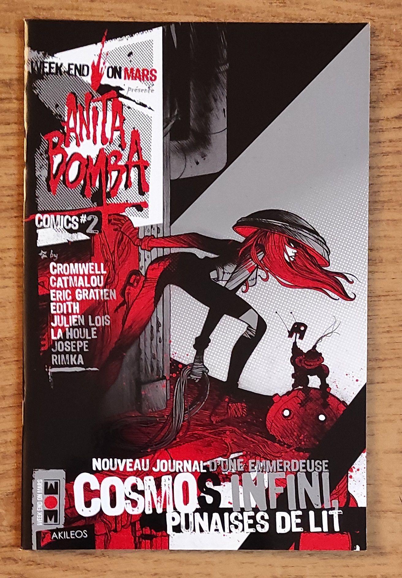 jaquette livre Anita Bomba Comics Tome 2 : Cosmos Infini, Punaises de Lit