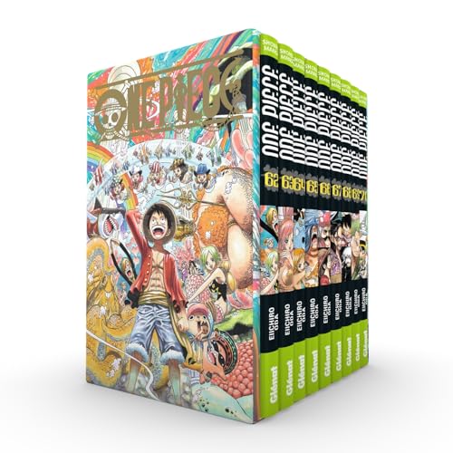 jaquette livre One Piece - Coffret Vide Ile Des Hommes-Poissons Pouvant Accueillir Les Tomes 62 À 70