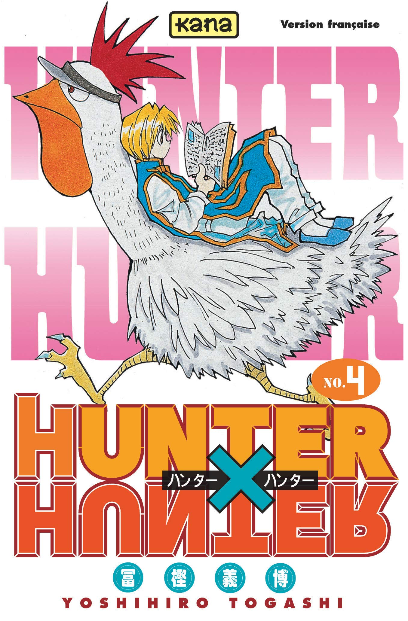 jaquette livre Hunter X Hunter, tome 4