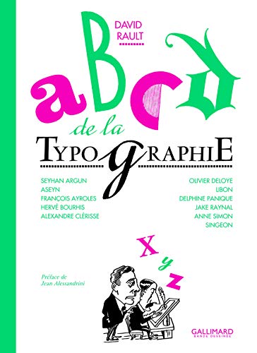 jaquette livre Abcd De La Typographie