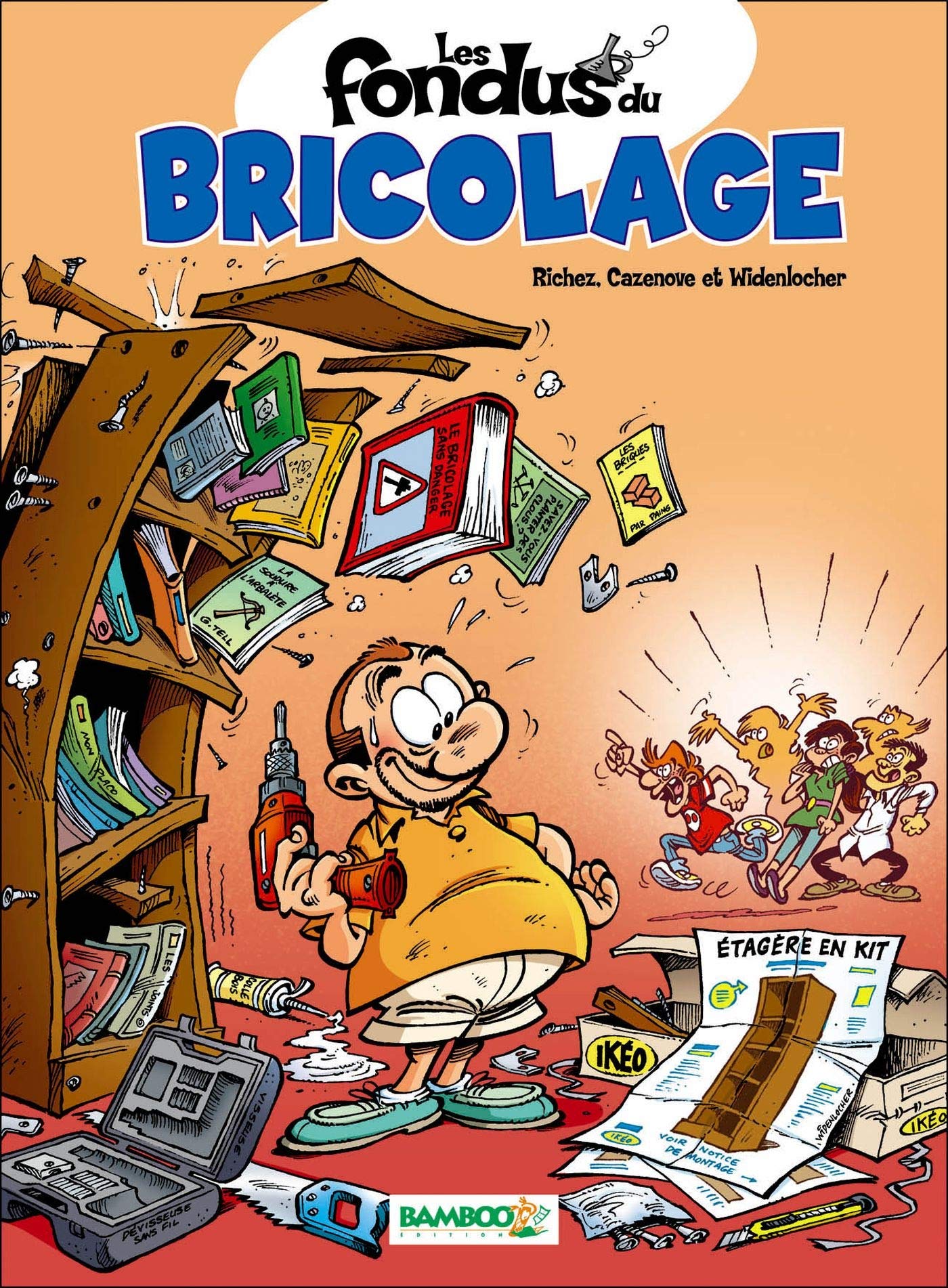 jaquette livre Les fondus du bricolage