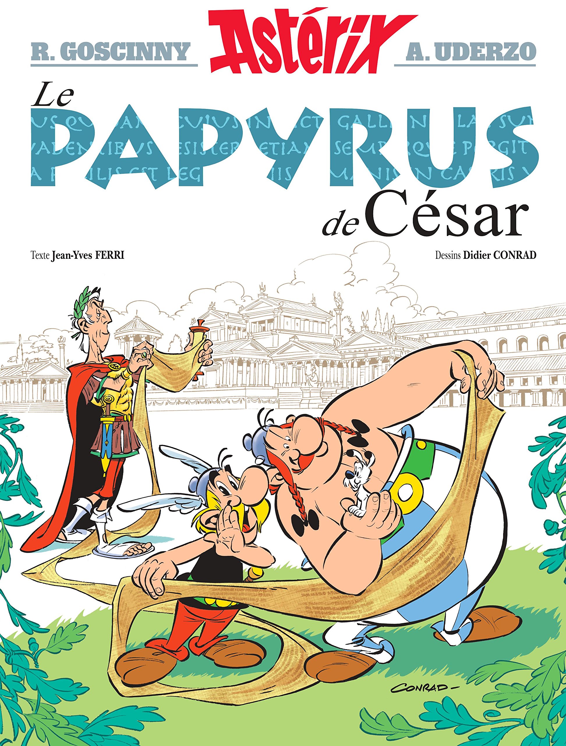 jaquette livre Astérix - Tome 36 - Le Papyrus de César