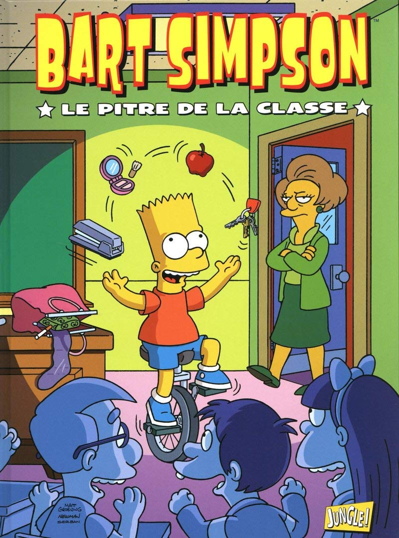 jaquette livre Bart Simpson, Tome 6 : Le pitre de la classe