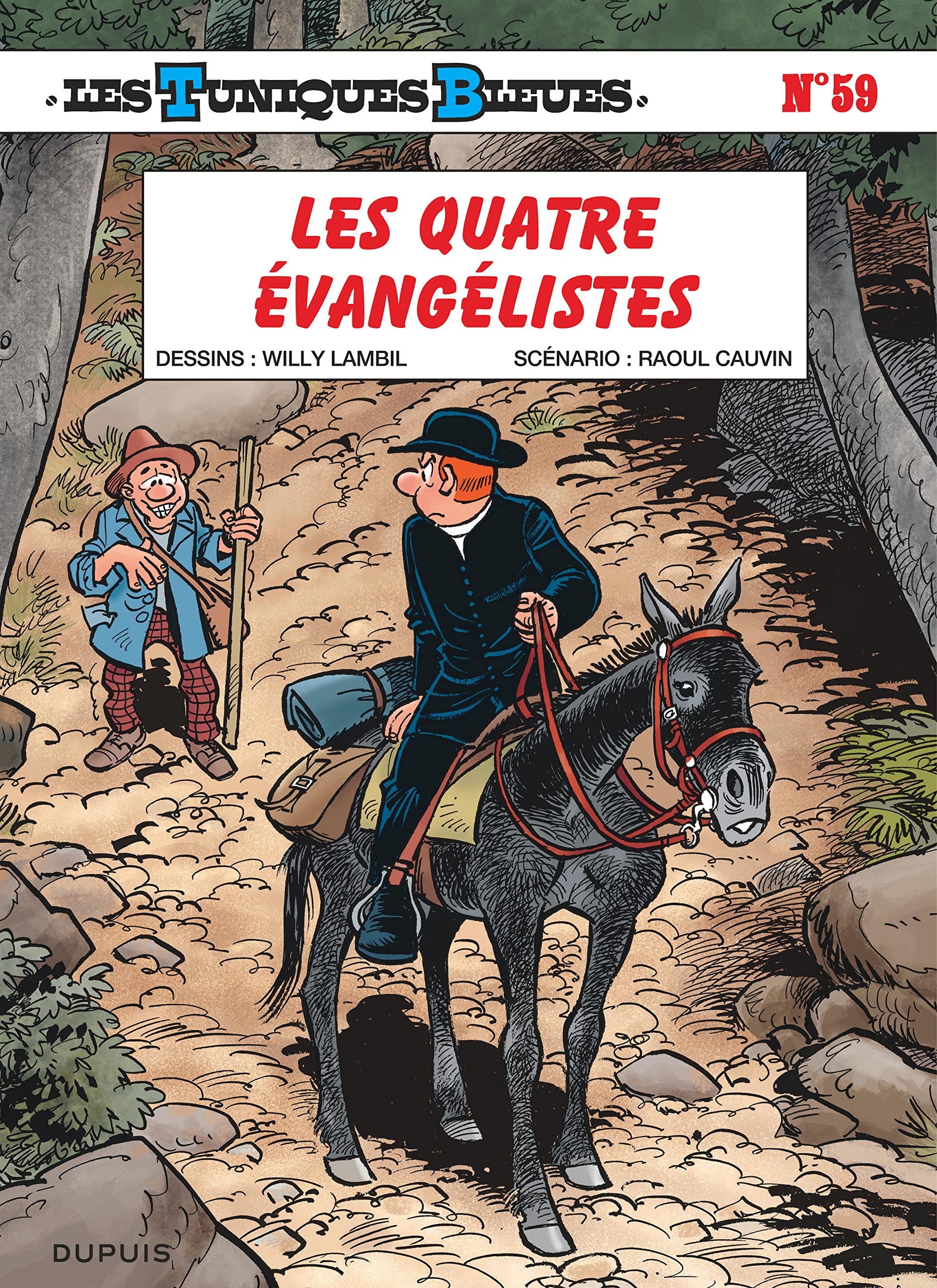 jaquette livre Les Tuniques Bleues - tome 59 - Les quatre évangelistes