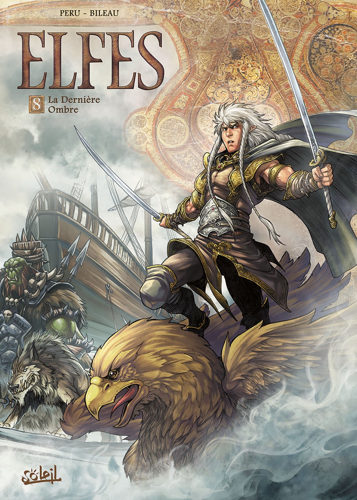 jaquette livre Elfes T08 La Dernière Ombre