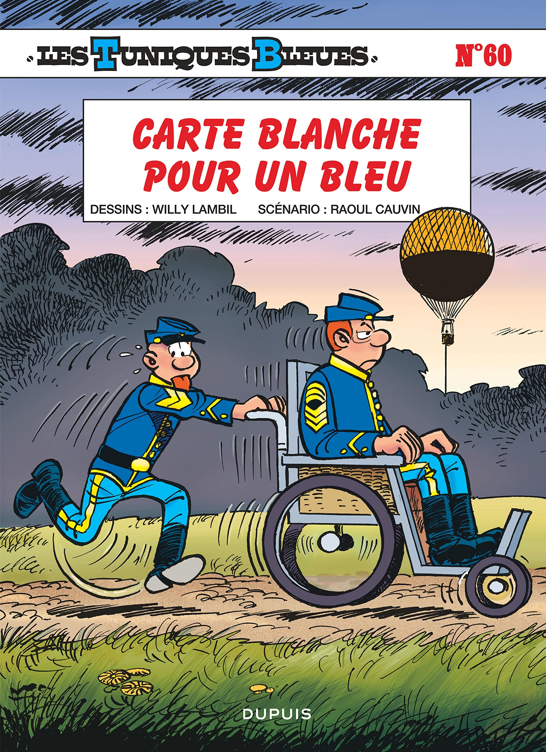 jaquette livre Les Tuniques Bleues - tome 60 - Carte blanche pour un bleu