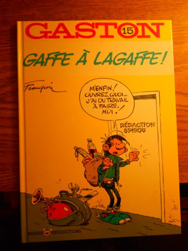 jaquette livre Gaston Tome 15 - Gaffe À Lagaffe !