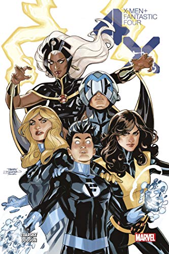 jaquette livre X-Men + Fantastic Four 4x