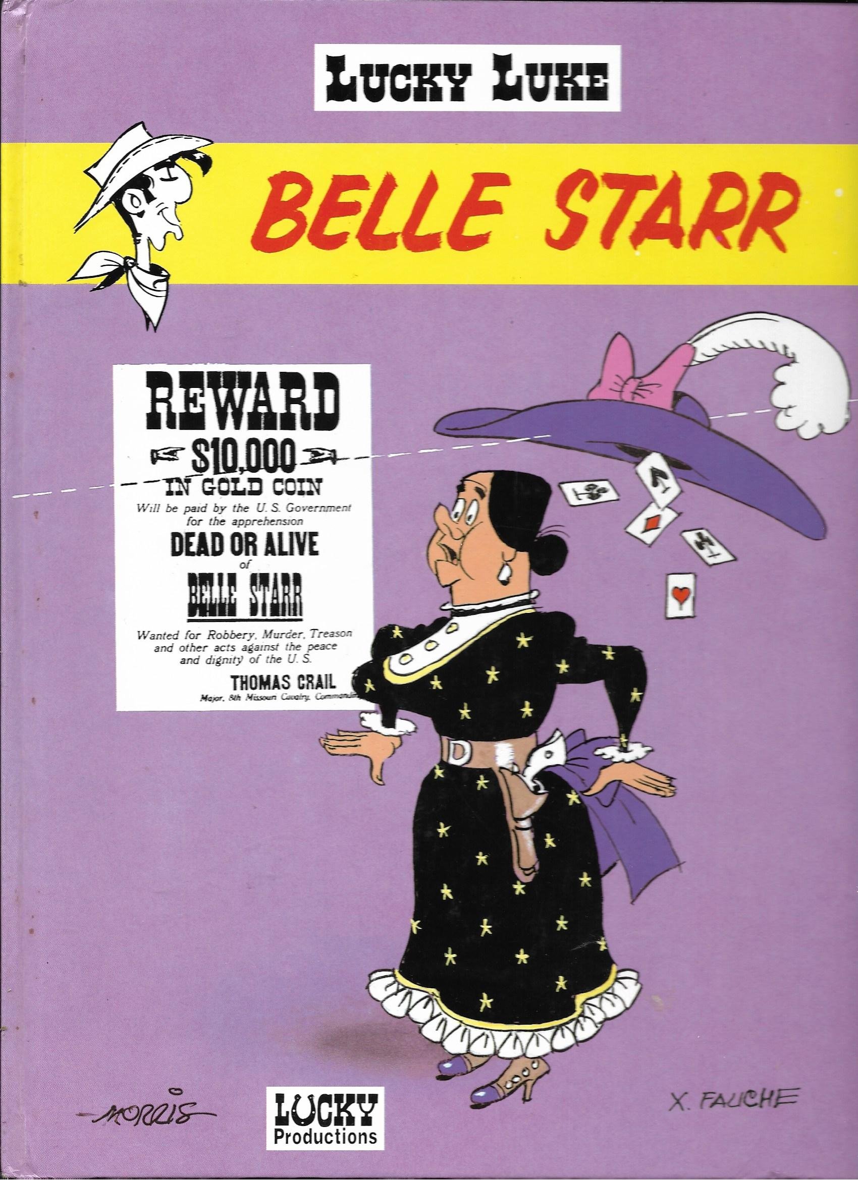 jaquette livre Lucky Luke, Tome 34 : Belle Starr