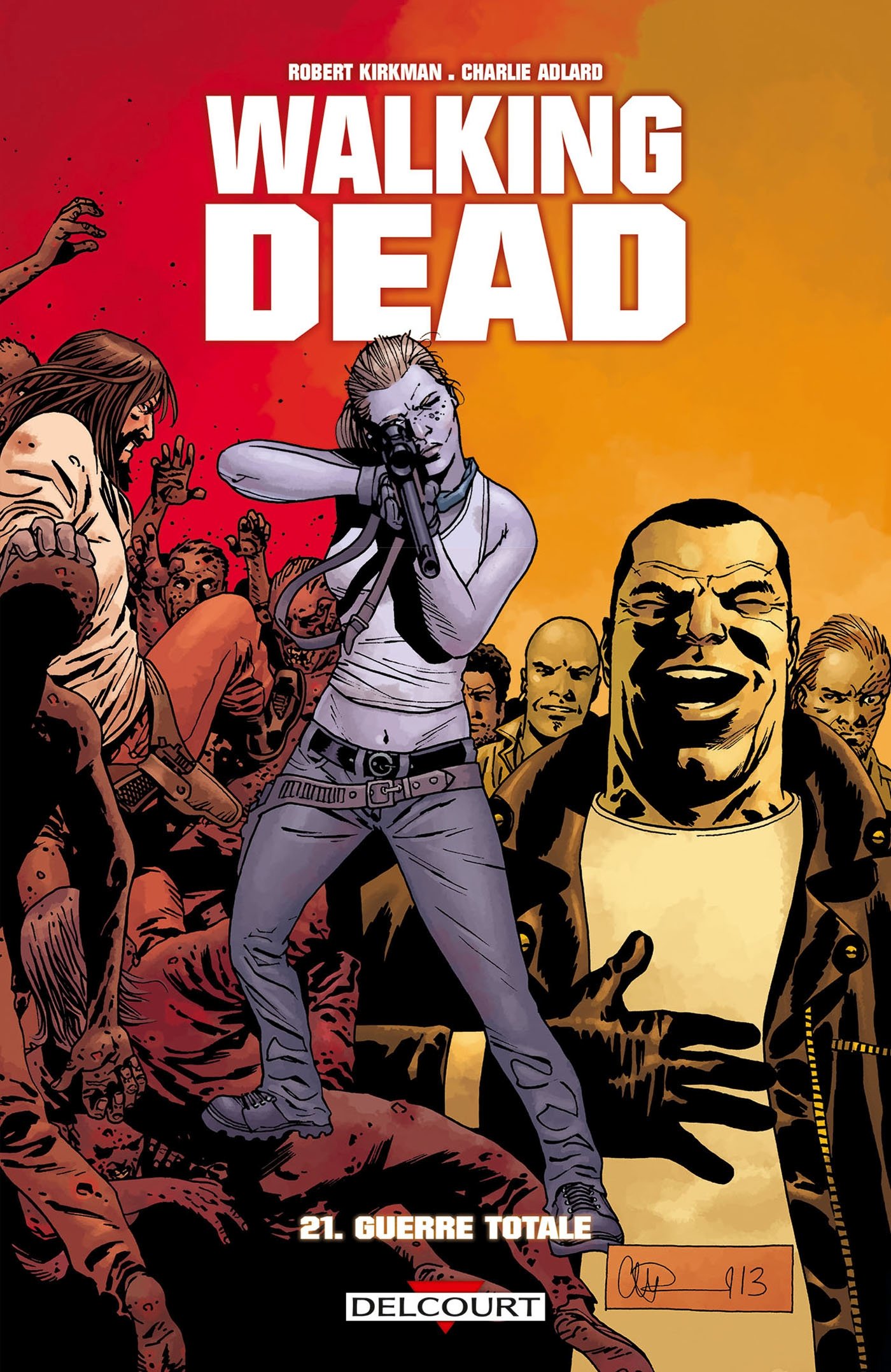 jaquette livre Walking Dead, Tome 21 : Guerre totale