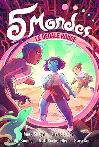 jaquette livre 5 Mondes Tome 3 - Le Dédale Rouge