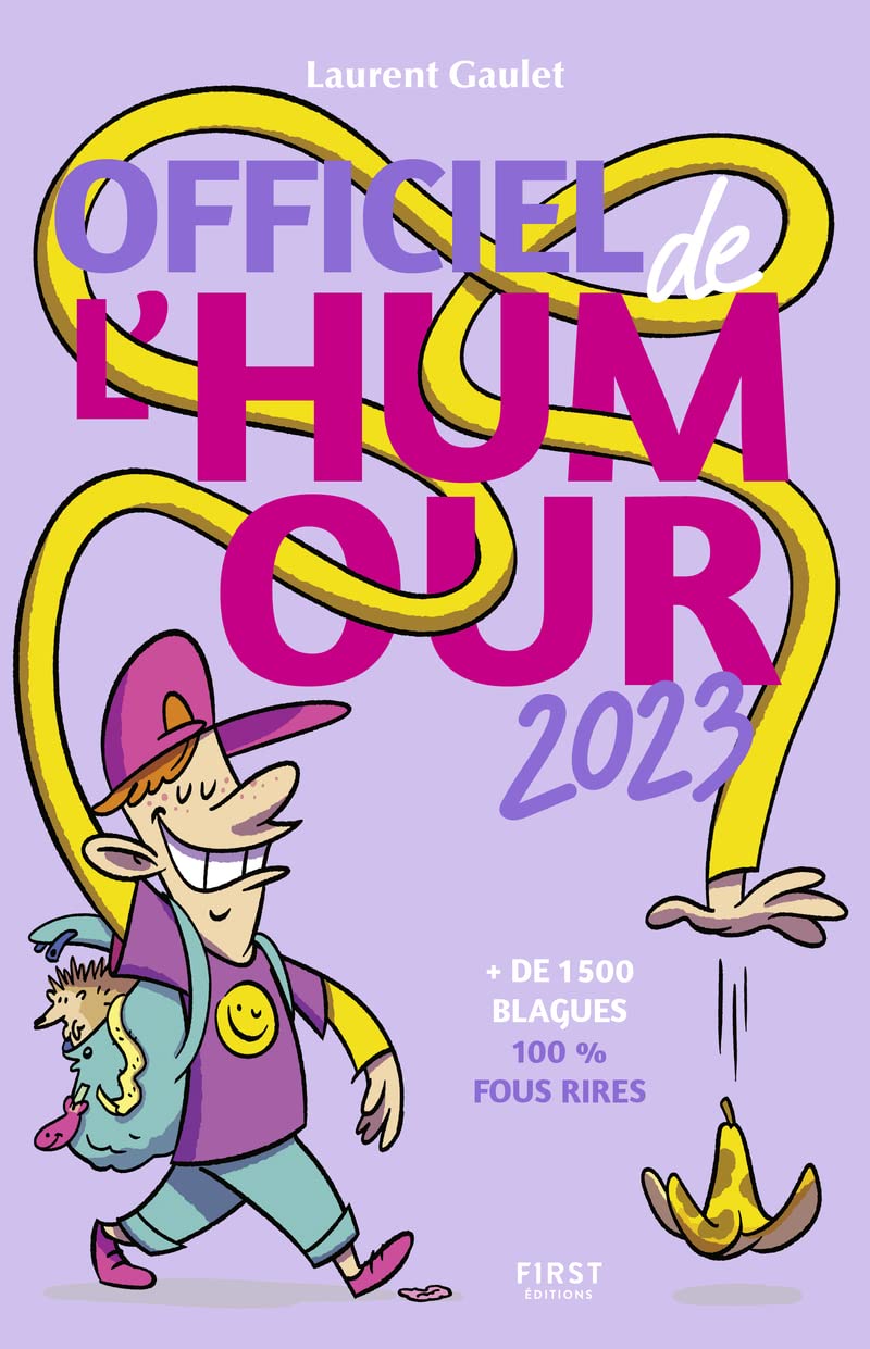 jaquette livre Officiel de l'Humour 2023 - Le livre culte de l'humour revient en 2023 !