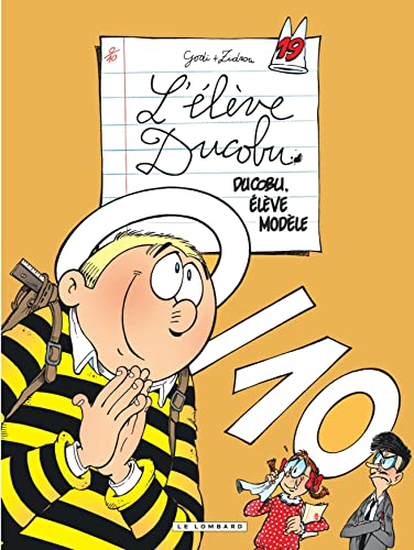 jaquette livre L'élève Ducobu Tome 19 - Ducobu, Élève Modèle