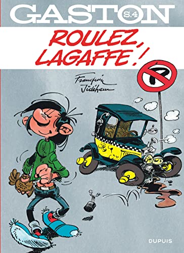 jaquette livre Gaston Tome 4 - Roulez, Lagaffe !
