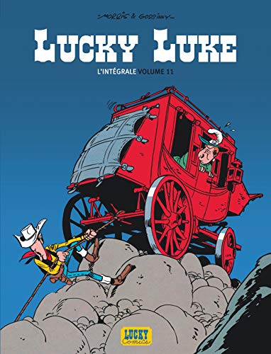 jaquette livre Lucky Luke L'intégrale Tome 11 - La Diligence - Le Pied-Tendre - Dalton City