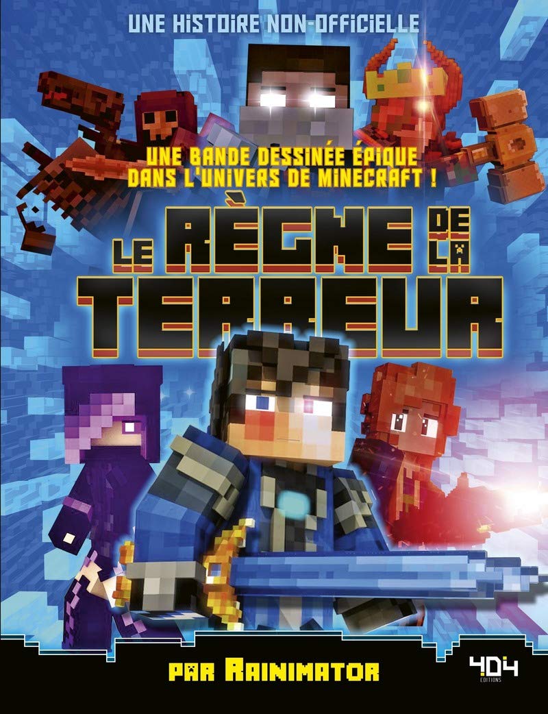 jaquette livre Minecraft - Le règne de la terreur