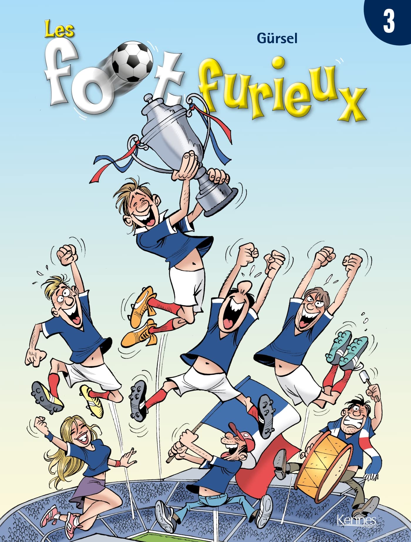 jaquette livre Foot Furieux, tome 3