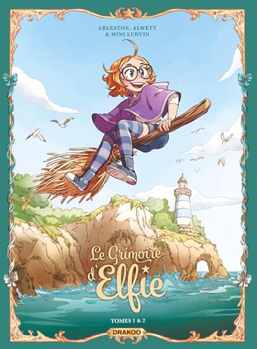 jaquette livre Le Grimoire D'elfie - Coffret En 2 Volumes : Tome 1, L'île Presque - Tome 2, Le Dit Des Cigales