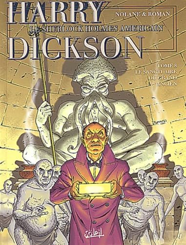 jaquette livre Harry Dickson Tome 8 - Le Sanctuaire Du Grand Ancien